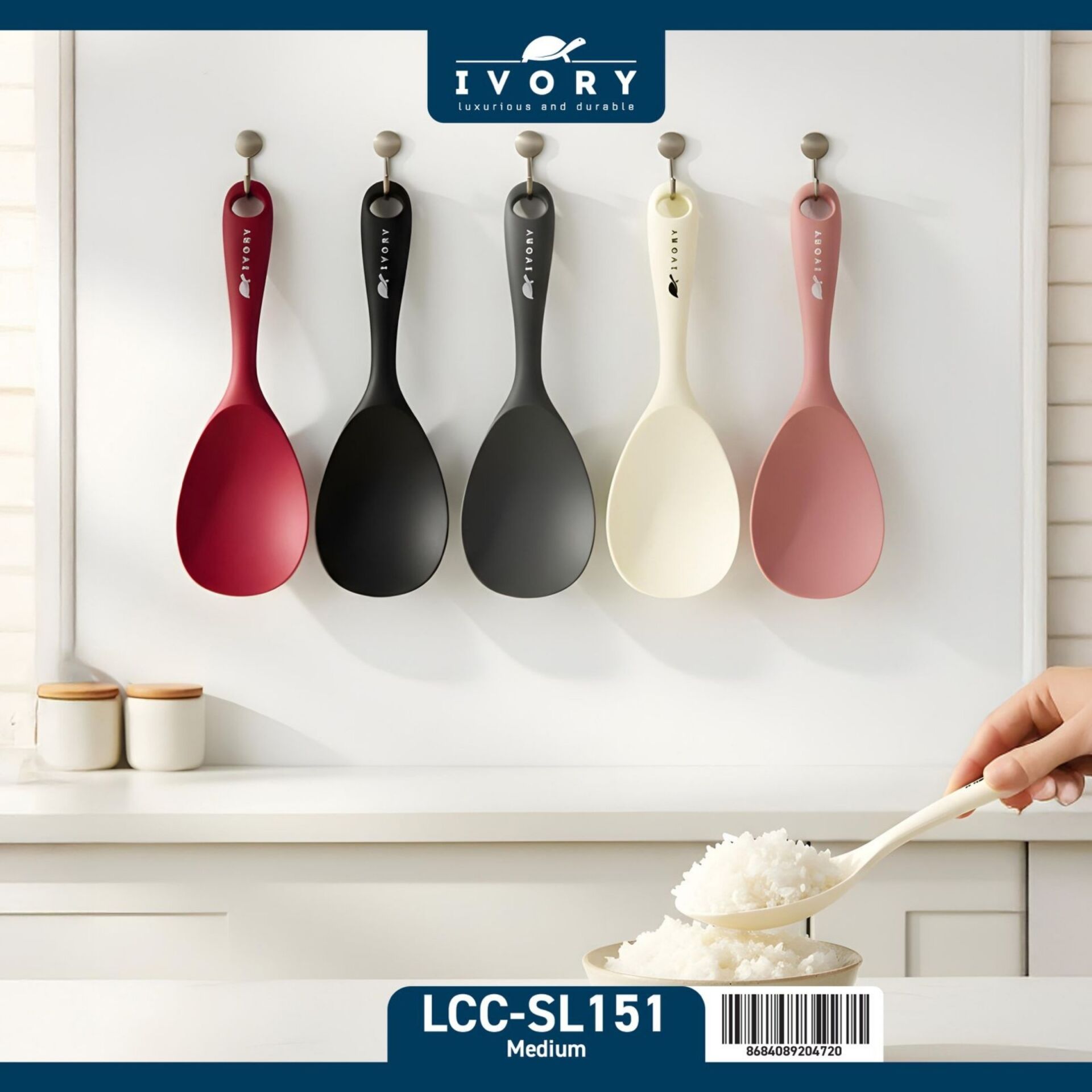 Ivory Sl151 Silikon Pilav Kaşığı*240