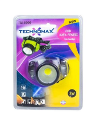 Technomax Tm-8000 3W Cob Led Pilli Kafa Lamb.*120