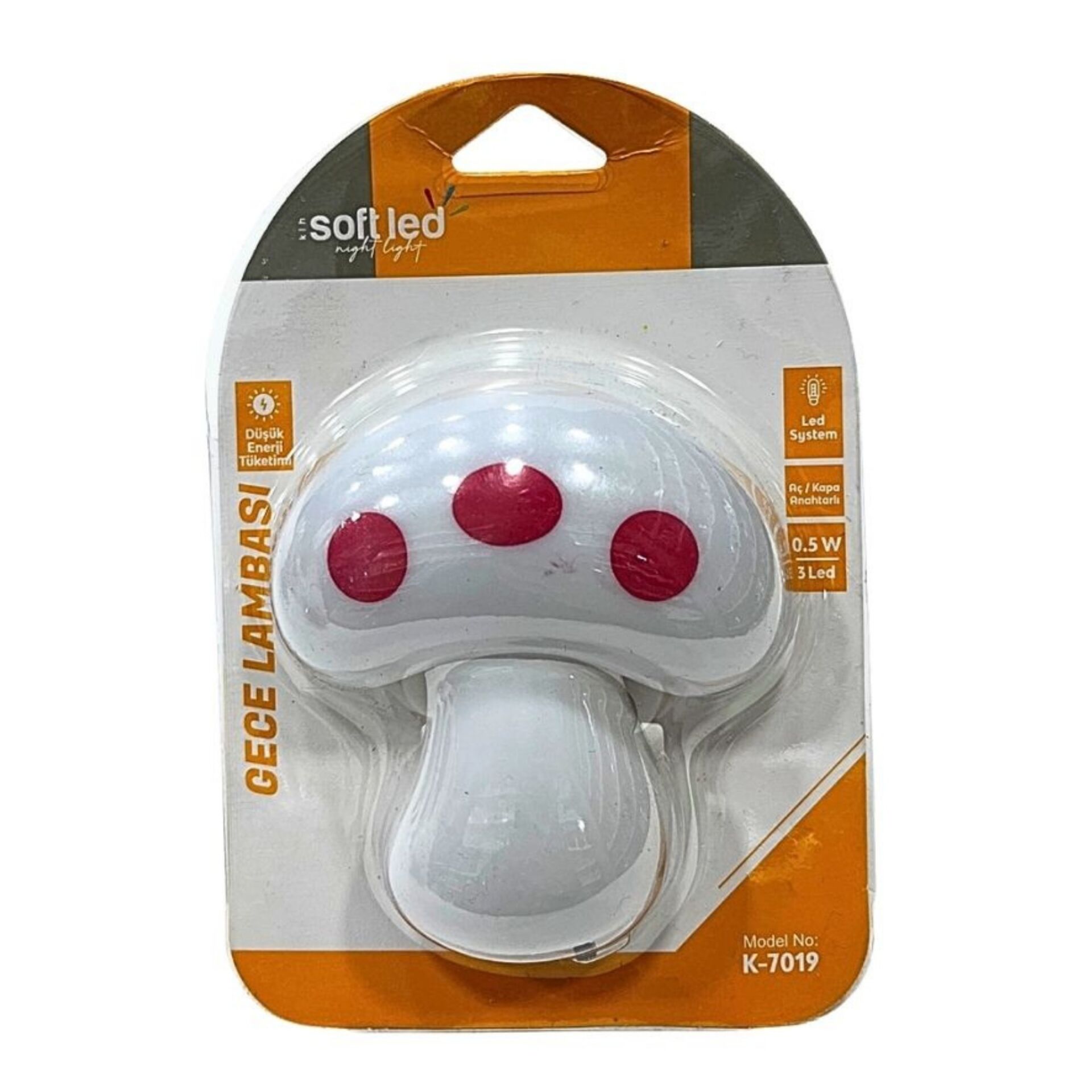 Softled K-7019 Mantar Gece Lambası*60x4