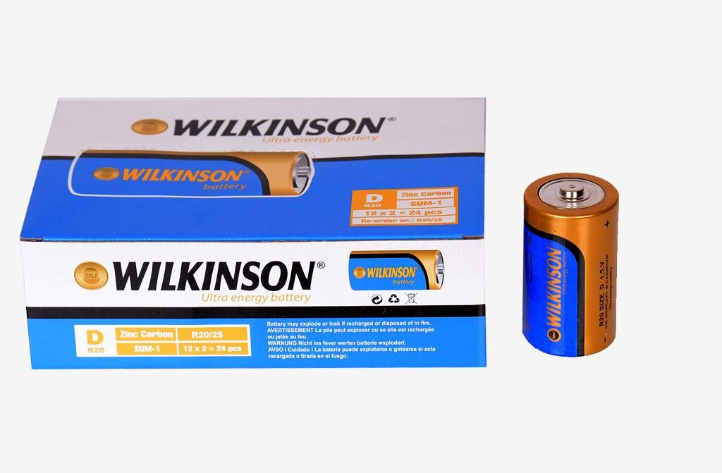 Wilkinson R20 1.5V Büyük Pil 24lü*10pk.