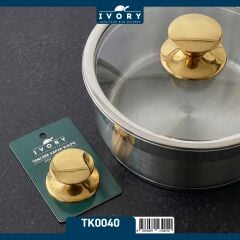Ivory Tk0040 Tencere Kapak Kulp Gold*12x20