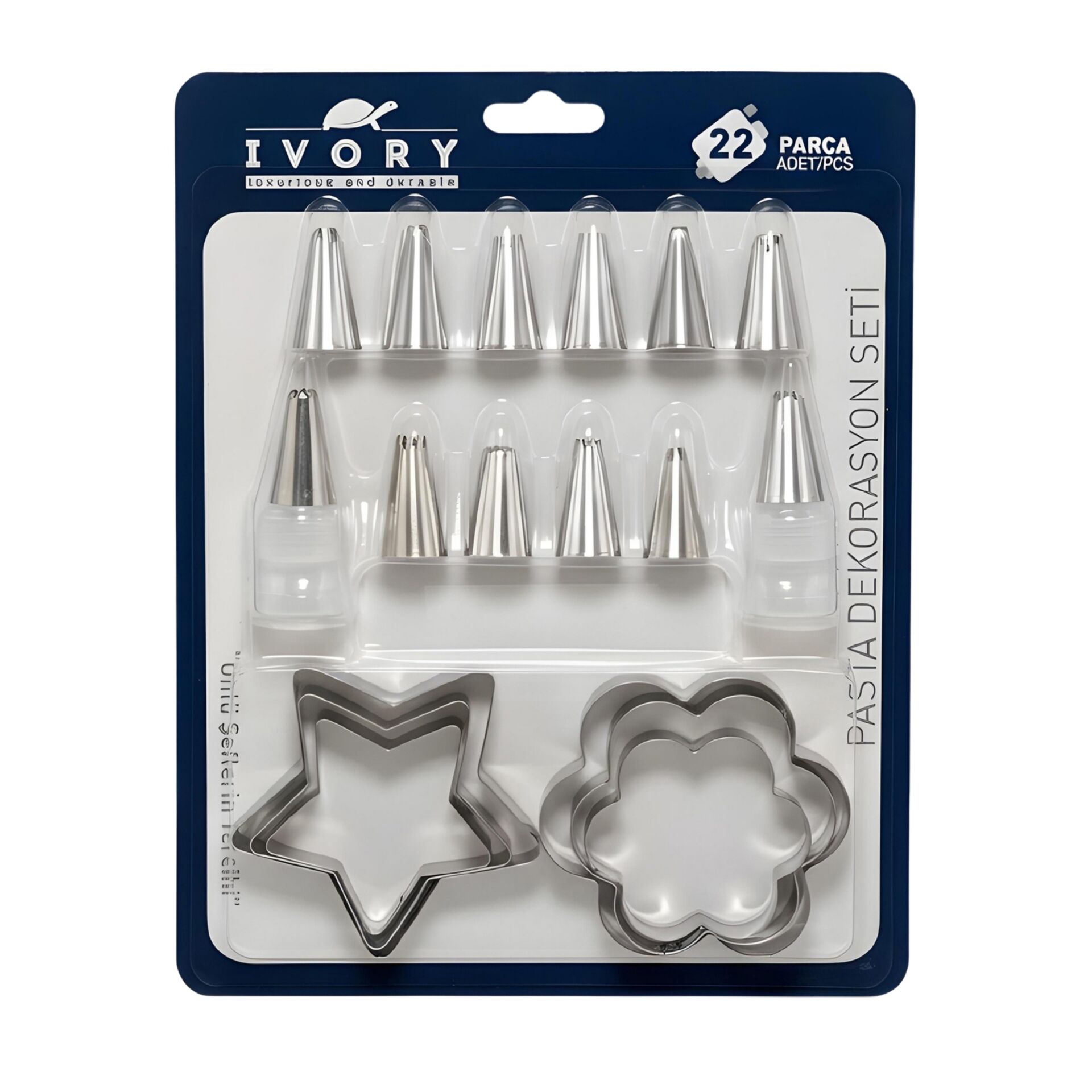 Ivory Pst201 22 Pcs  Pasta Dekorasyon Seti*40x4