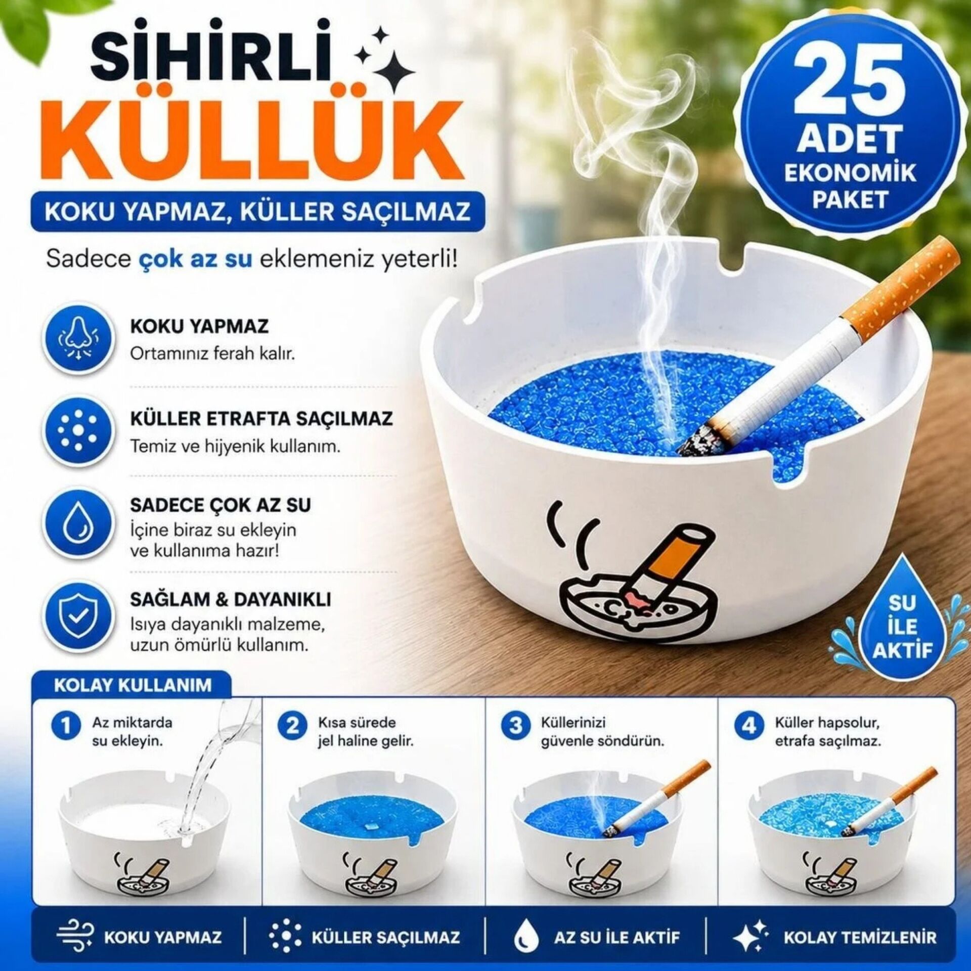 Miss Lady Kod:1845 Sihirli Küllük 25li*48