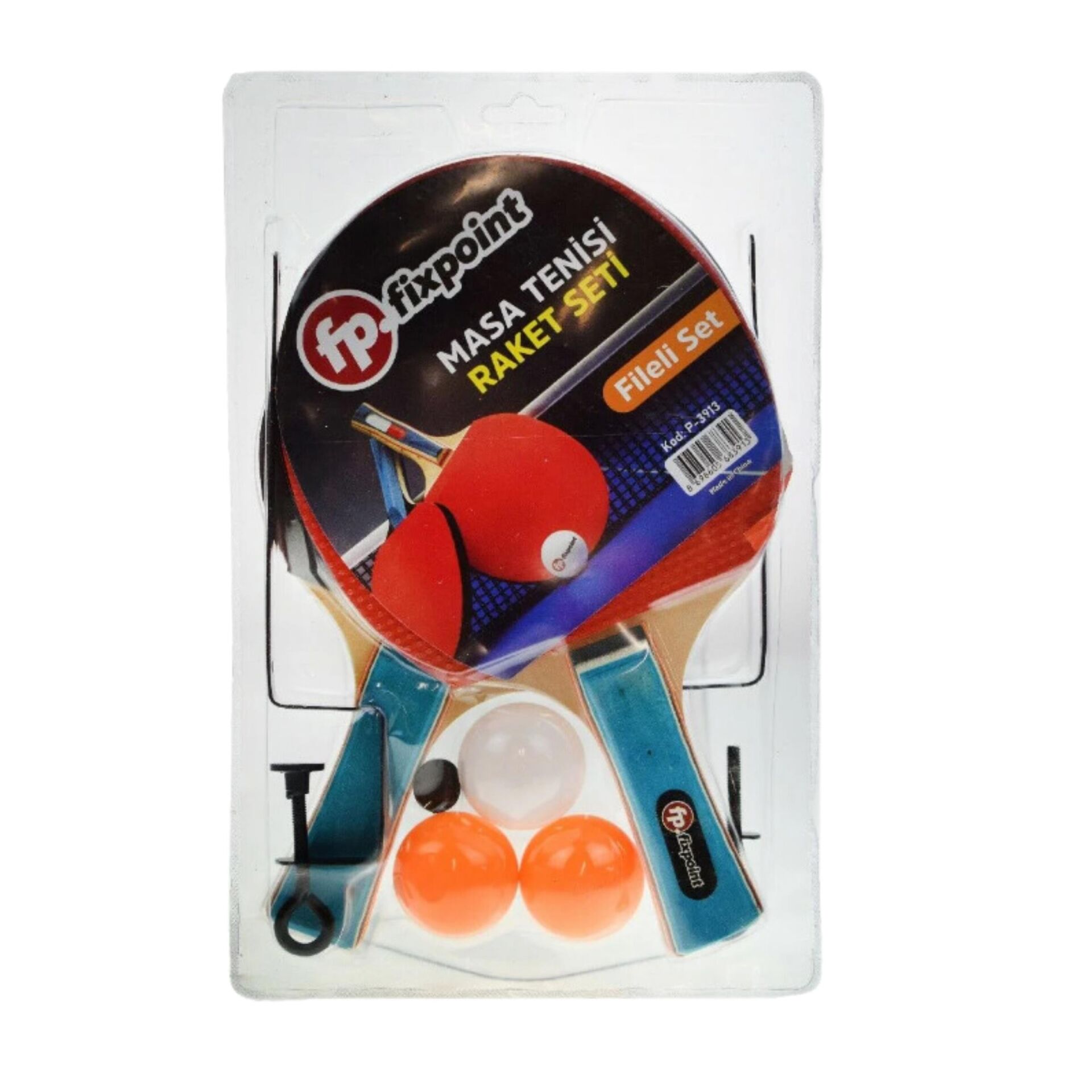 K-3913 Fixpoint Tenis Raketi Fileli 2li*50