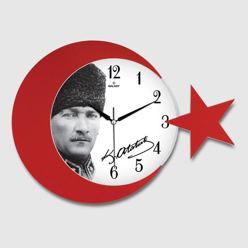 Galaxy 134 Serisi Ayyıldız Duvar Saati*20