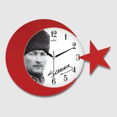Galaxy 134 Serisi Ayyıldız Duvar Saati*20