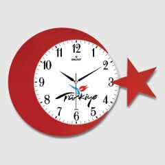 Galaxy 134 Serisi Ayyıldız Duvar Saati*20
