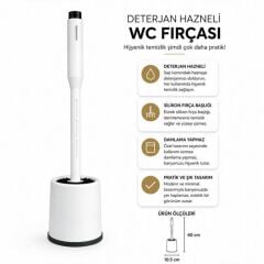 Acero 2116 Deterjan Hazneli Silikon Wc Fırça*12