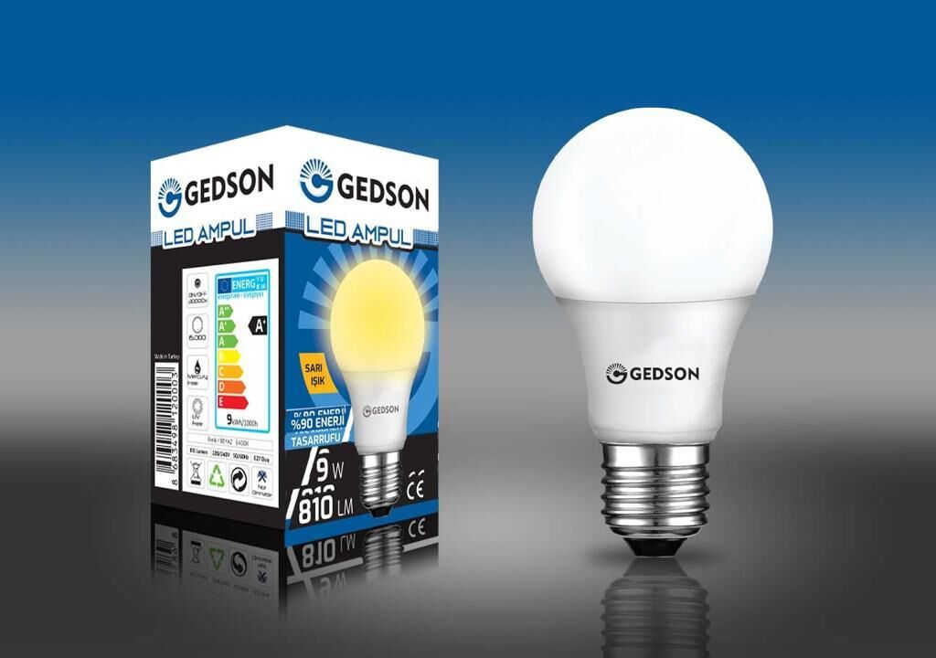 Gedson 9W Günışığı Led Ampul*10x20=200