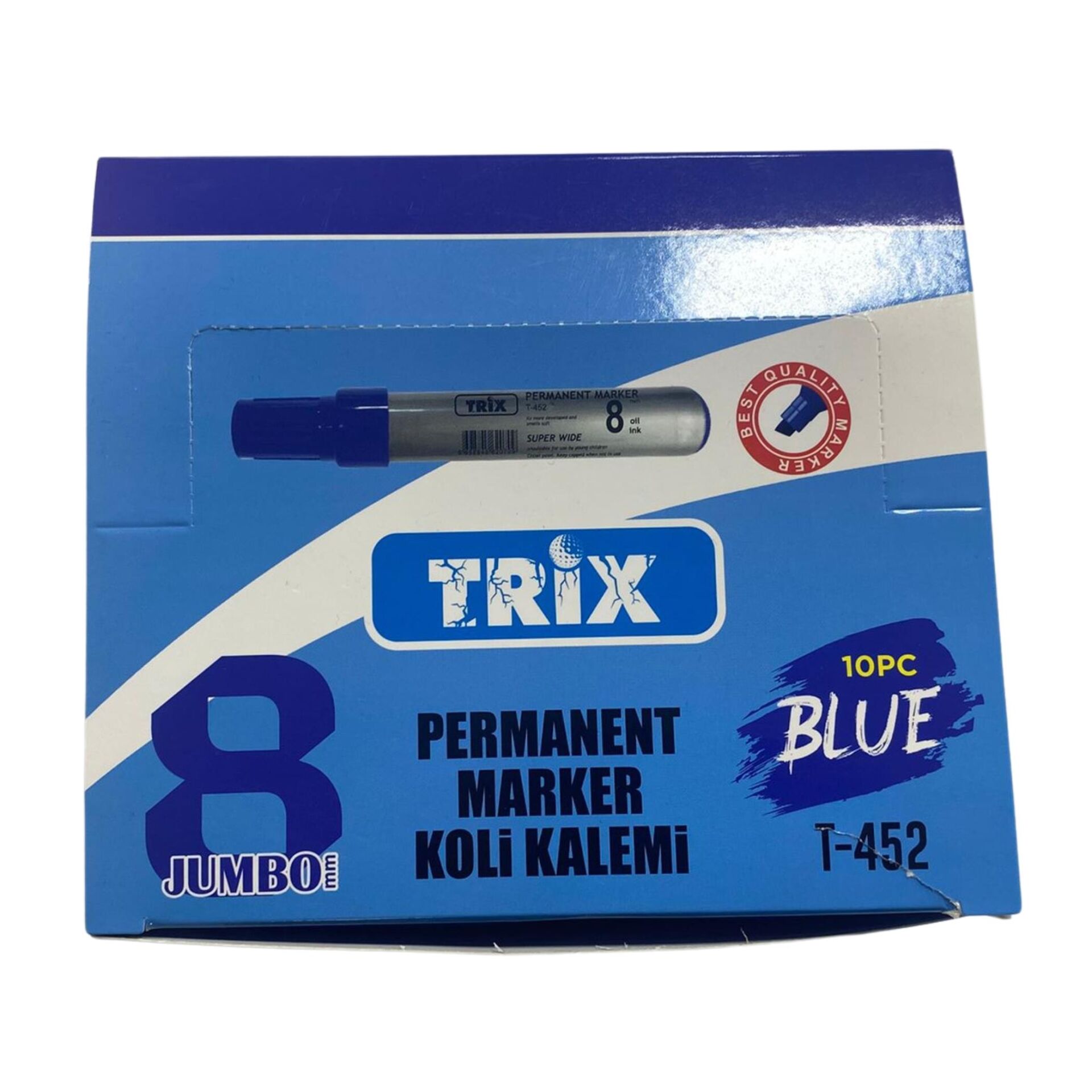 Trix T-452 Trix Jumbo Koli Kalem Mavi 10lu*40pk.