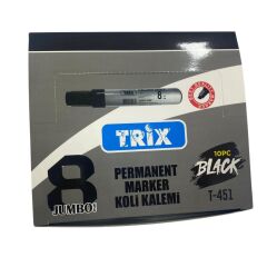 Trix T-451 Trix Jumbo Koli Kalem Siyah 10lu*40pk.
