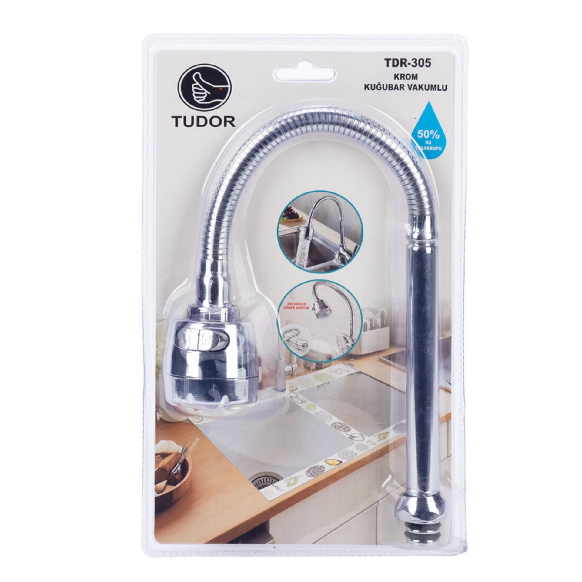 Tudor TDR-305 Krom Kuğubar Vakumlu*40