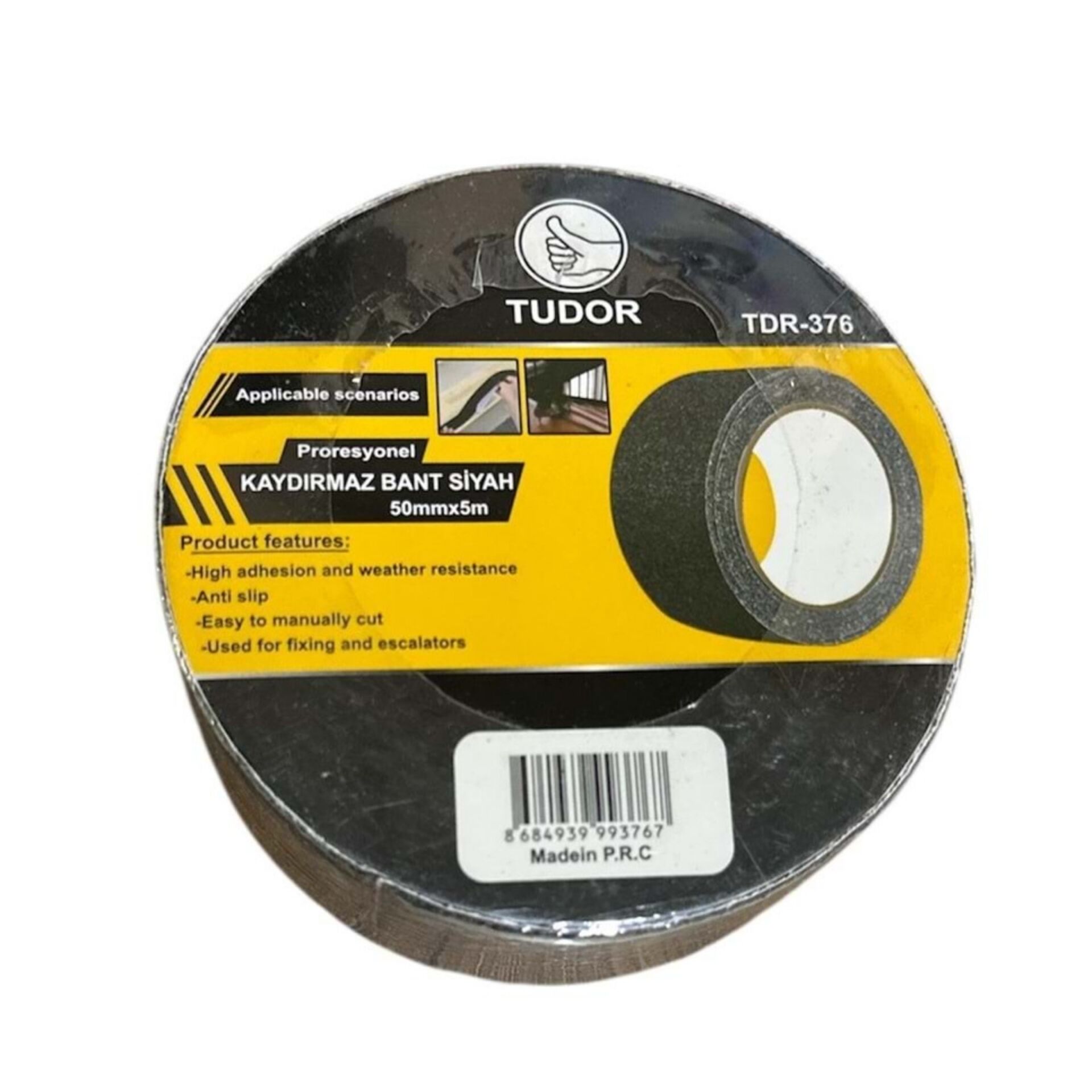 Tudor TDR-376 50mmX5mt. Merdiven Kaydırmaz Bant*72