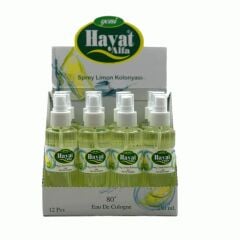 Hayat 150cc 80 D. Sprey Limon Kolonyası*12x8=96