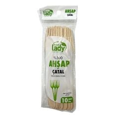 Miss Lady Bambu Çatal 10lu*100