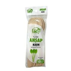 Miss Lady Bambu Kaşık 10lu*100