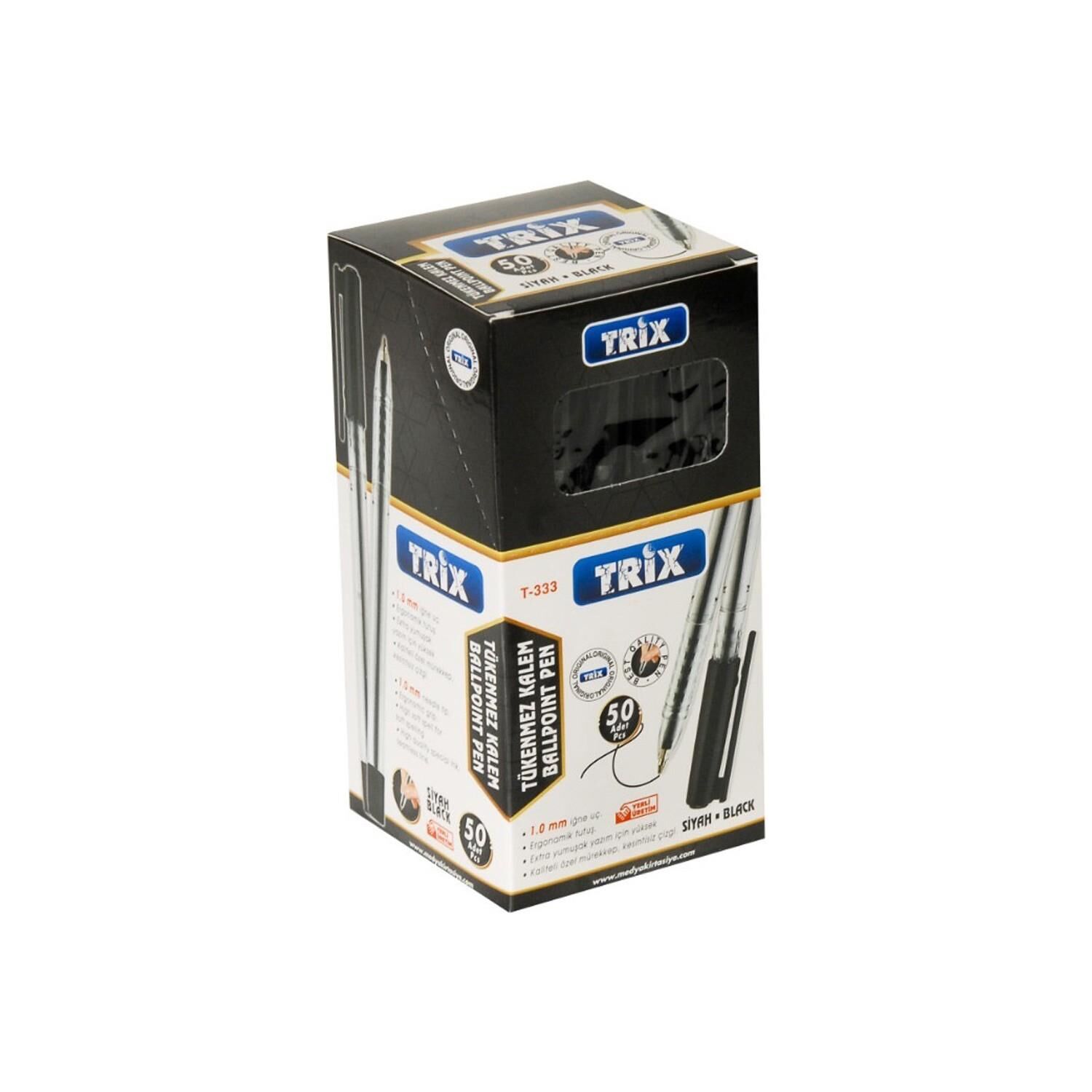 Trix T333A Tukenmez Kalem Siyah*50