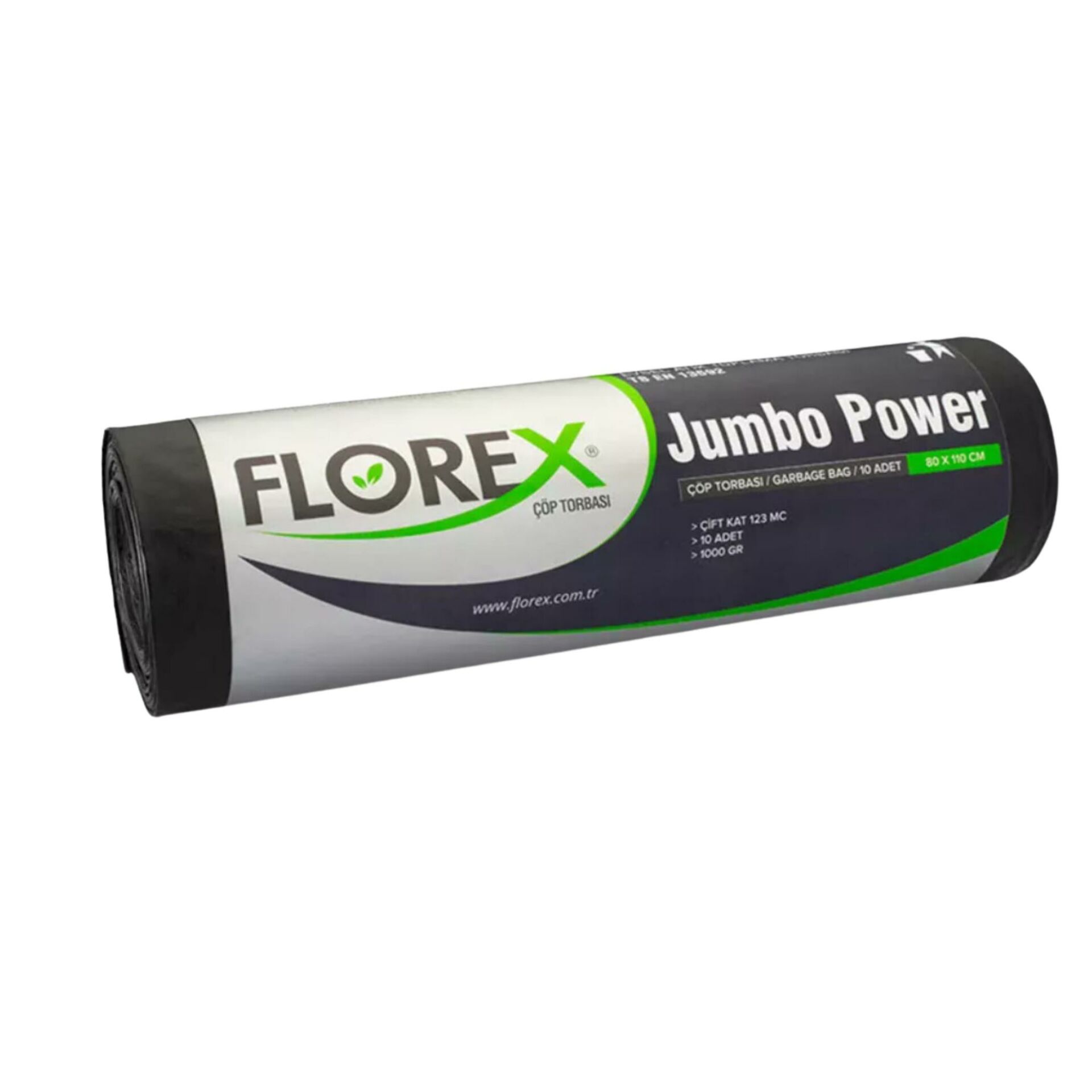 549 Florex 80x110 Jumbo Power Çöp Torbası*10R