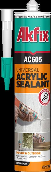 Akfix Ac605 Akrilik Beyaz Mastik 500Gr*24