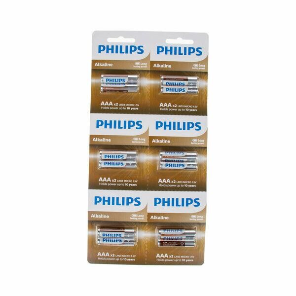 Philips AAA Akalin İnce Pil 12li*8x3pk.