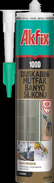 Akfix 100D Şeffaf Duşakabin Silikon*24