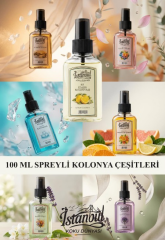 İstanbul Koku 100cc 80° Sprey Mix Kolonyası*24x8
