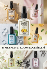 İstanbul Koku 50cc 80° Sprey Mix Kolonyası*36x8