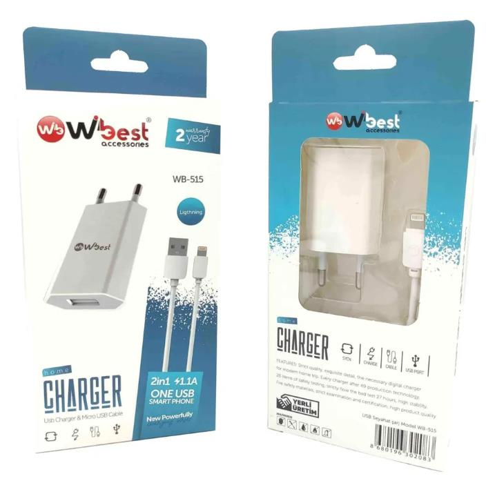 Wbest Wb-515 2.1A Iphone Şarj Aleti*10