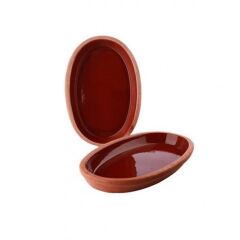 Tureks Terra Oval Tava 15x27 cm 2 Lı Set*12