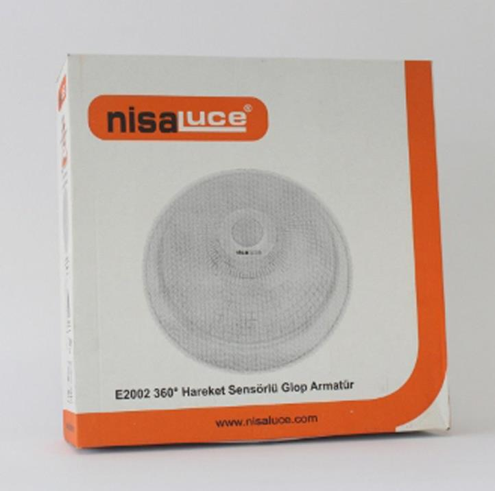 Nisaluce Hareket Sensörlü Tavan Armatur*12