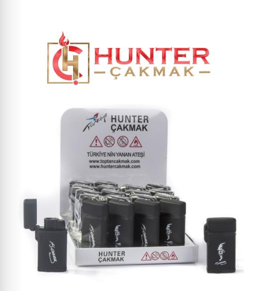 Hunter 32-5A Metal Manyotorlu Çakmak*20