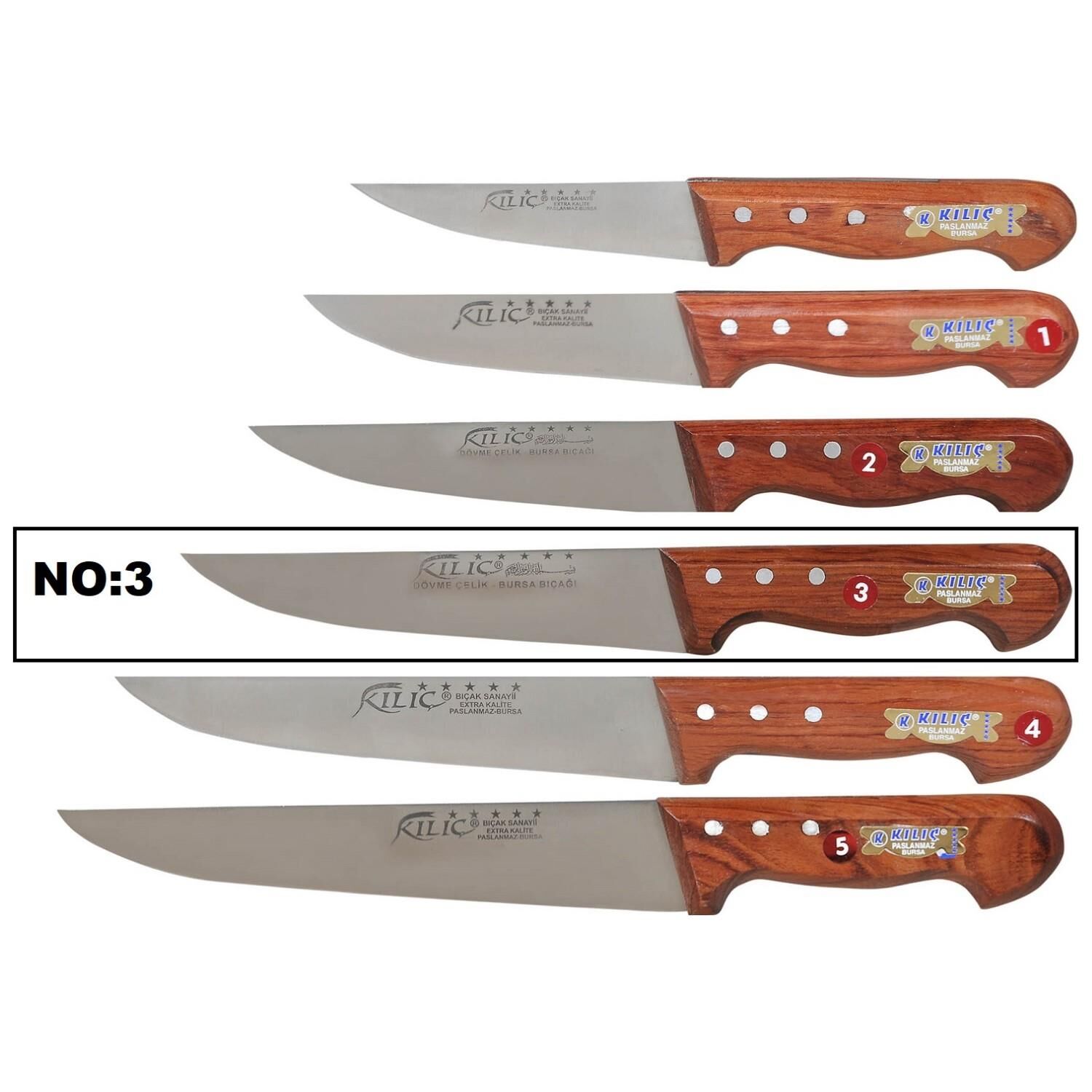 Kılıç Kasap Bıçağı No:3*12