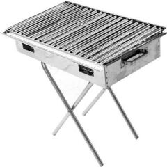 Küçükboy 50cm Galvenız & Paslanmaz Ayaklı Mangal