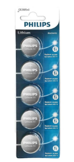Philips 2025 Pil 3V X5 *20 Kart