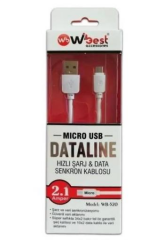 Wbest Wb-520 2.1A Samsung Şarj Kablosu*300