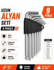 Vera Uzun Düz Alyan 9Pcs*12