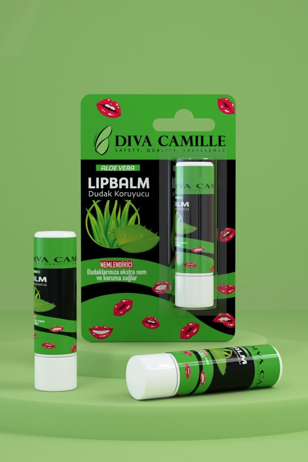 Dcm-3905 Diva Camille Aloevera Lip Balm*24