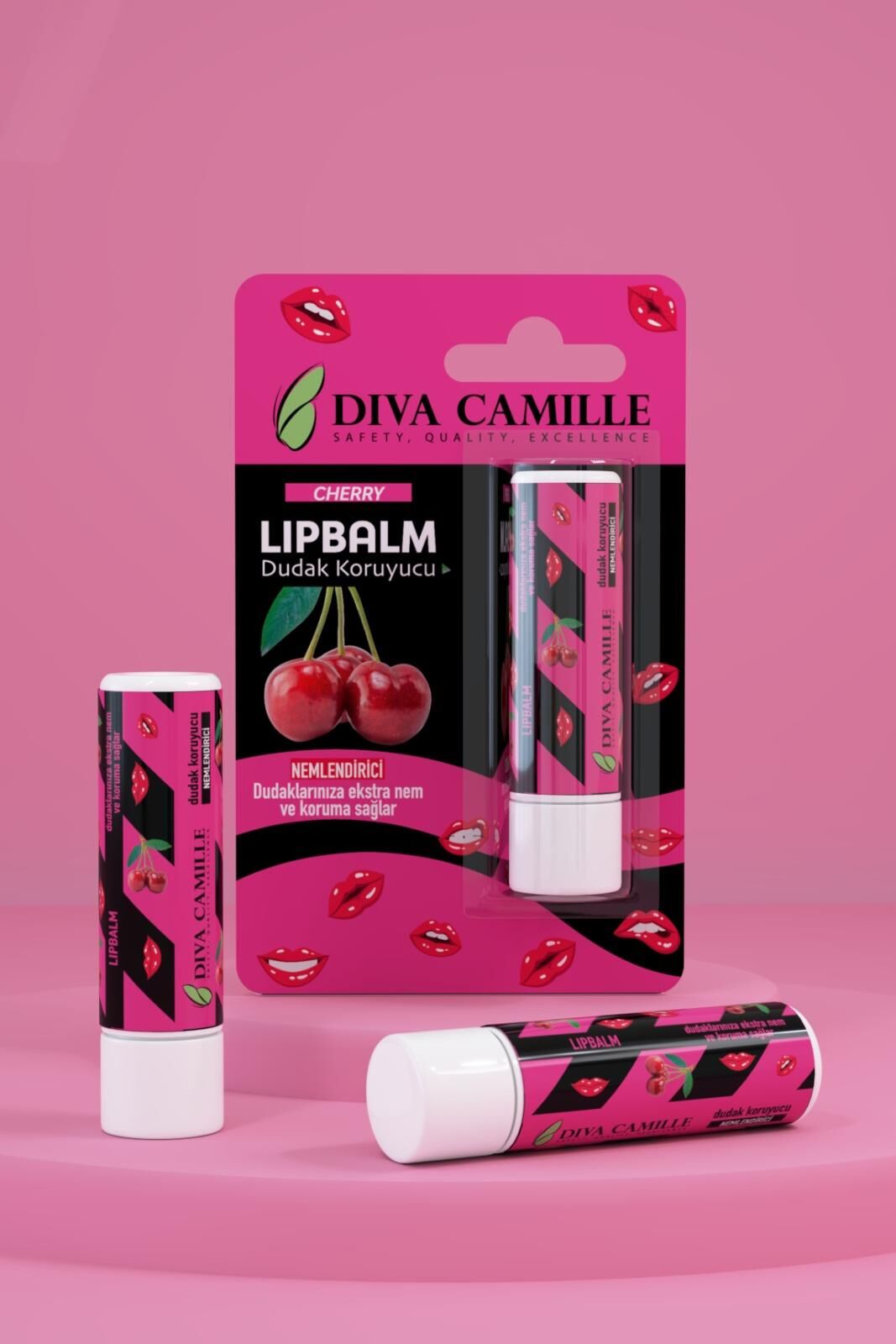 Dcm-3905 Diva Camille Kirazlı Lip Balm*24
