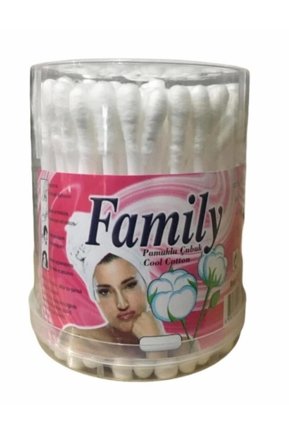 Family Yuvarlak Kulak Çubuğu 100lü*192