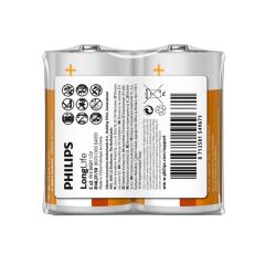 Philips R14 Orta Boy Pil 2x12=24lü*12pk.