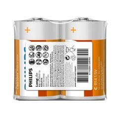 Philips R20 Büyük Boy Pil 2x12=24lü*12pk.