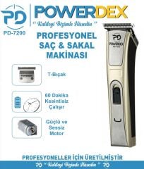 Powerdex PD-7200 Proff. Saç-Sakal Traş Makinası*40