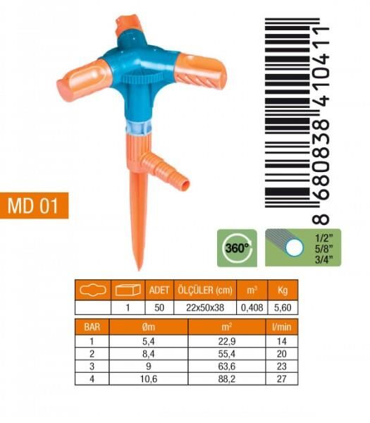 Medalyan Md-01 Turbo 3 lü Sprınk*50