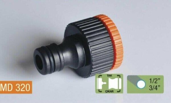 Medalyan Md-320 (1/2-3/4) Musluk Adaptöru*100