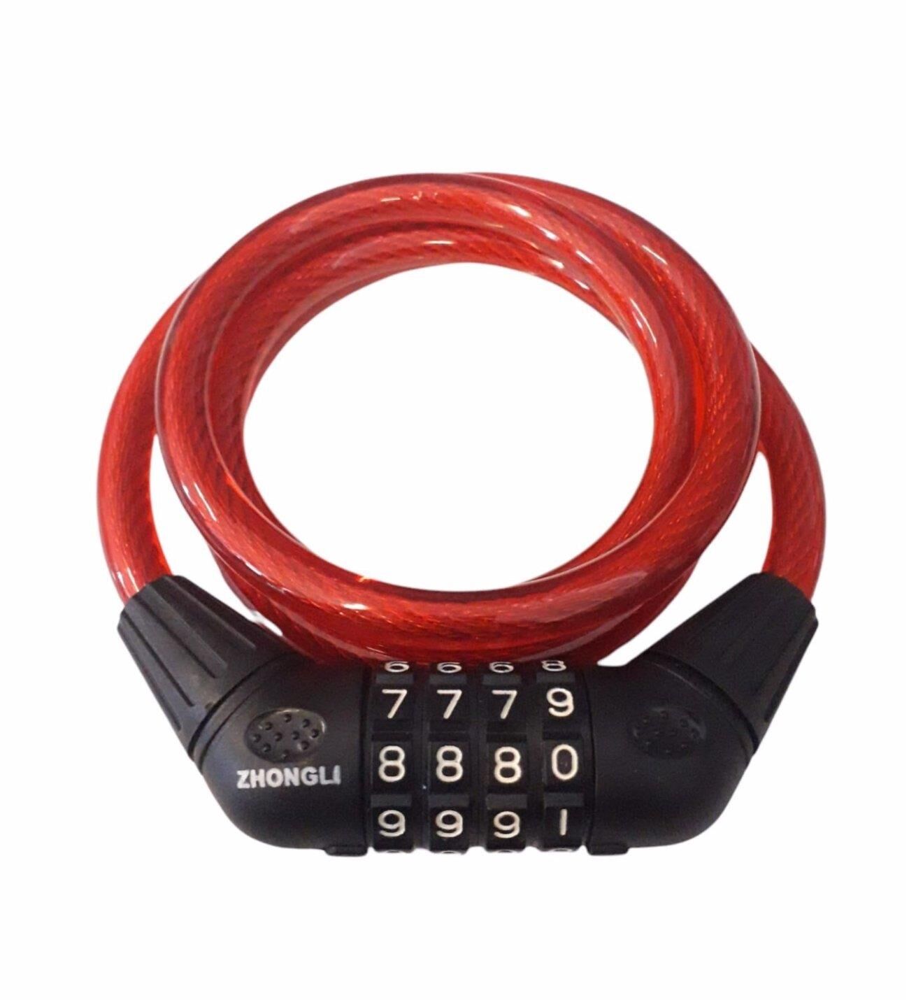 Wetto Mrm-918 865cm Şifreli Bisiklet Kilidi*50