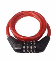 Wetto Mrm-918 865cm Şifreli Bisiklet Kilidi*50