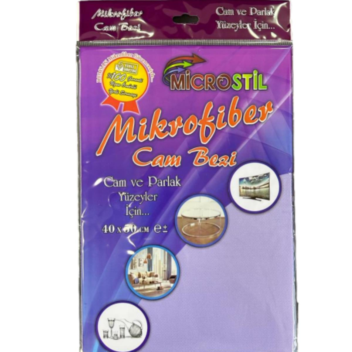8059 Microstil Microfiber Cam Bezi 40x50*100