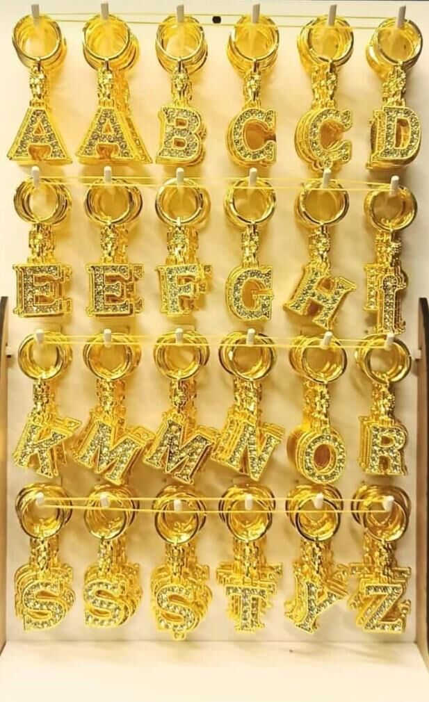 Harfli & Taşlı Anahtarlık*288