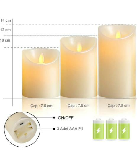MRC-1286 Orta Led Mum*12x40=480