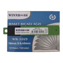 Winnboss Wn-1023 (0,40 mm) Maket Bıçak Ağzı*100